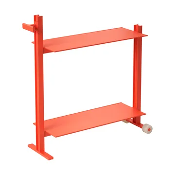 Museum Trolley Servierwagen - Orange, 74,5x77,5x24 cm - Museum