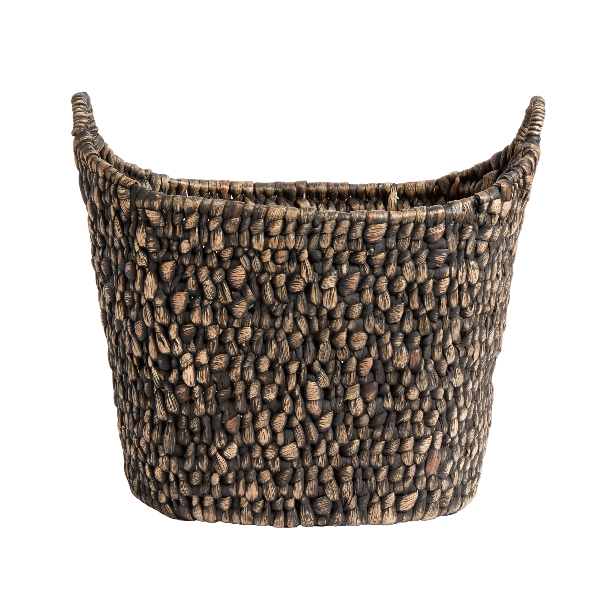 Basha Korb Ø42 cm, Wasserhyazinthe-schwarz MUUBS