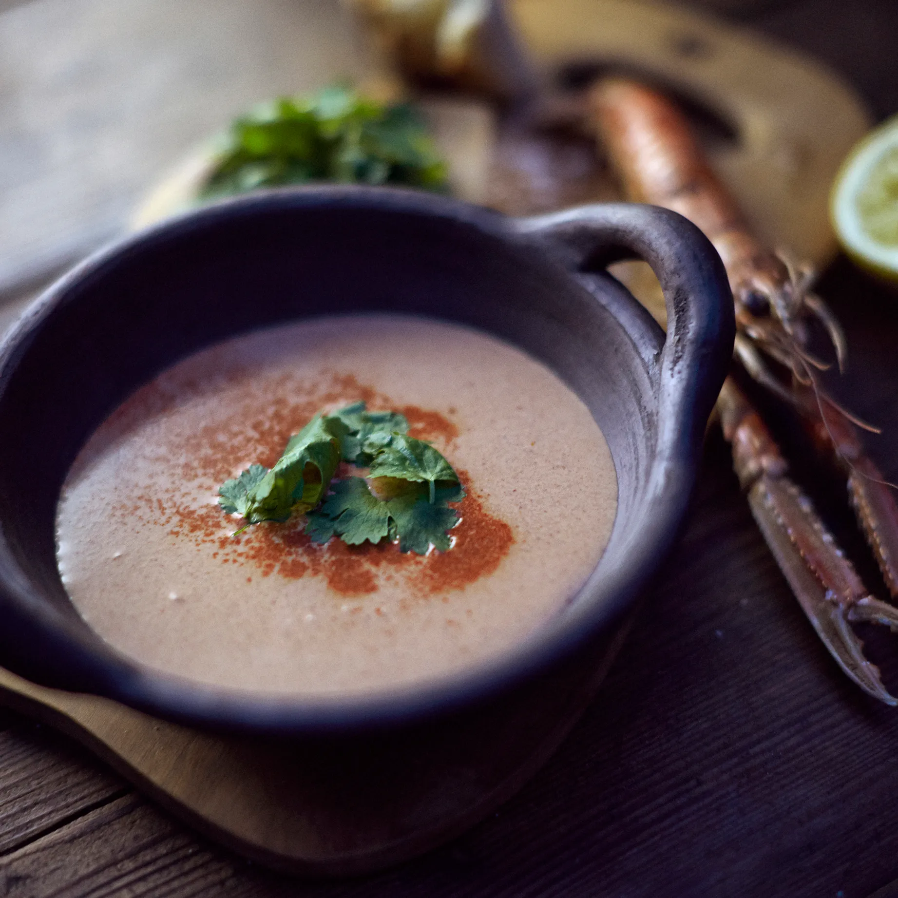 Hazel Schale mit Henkel S, Braun MUUBS