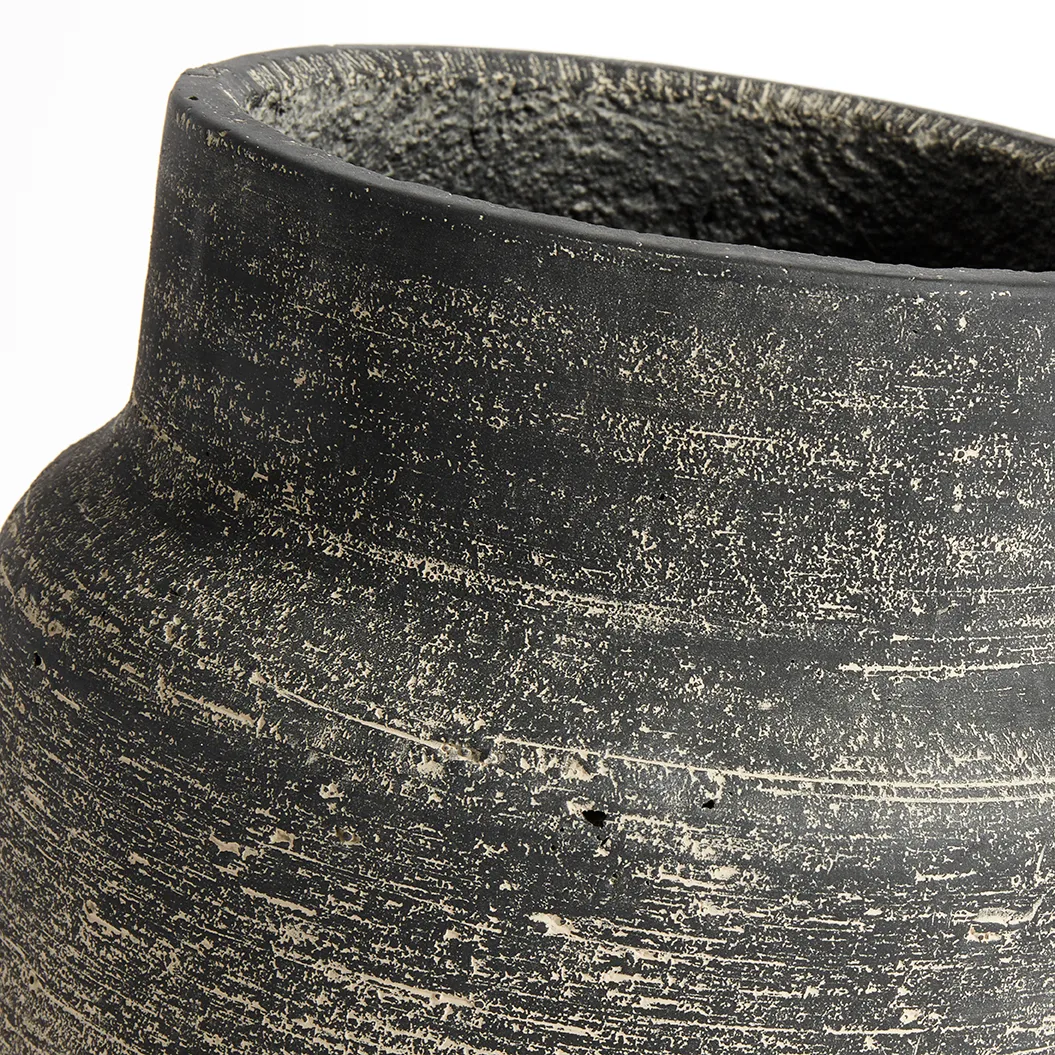 Kanji Blumentopf Ø 22cm, Grau MUUBS