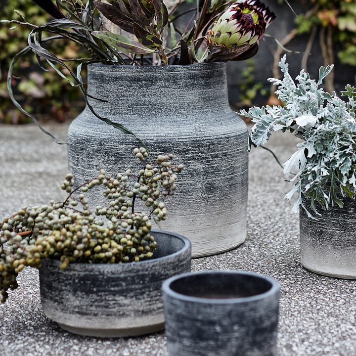 Kanji Blumentopf Ø 22cm - Grau - MUUBS