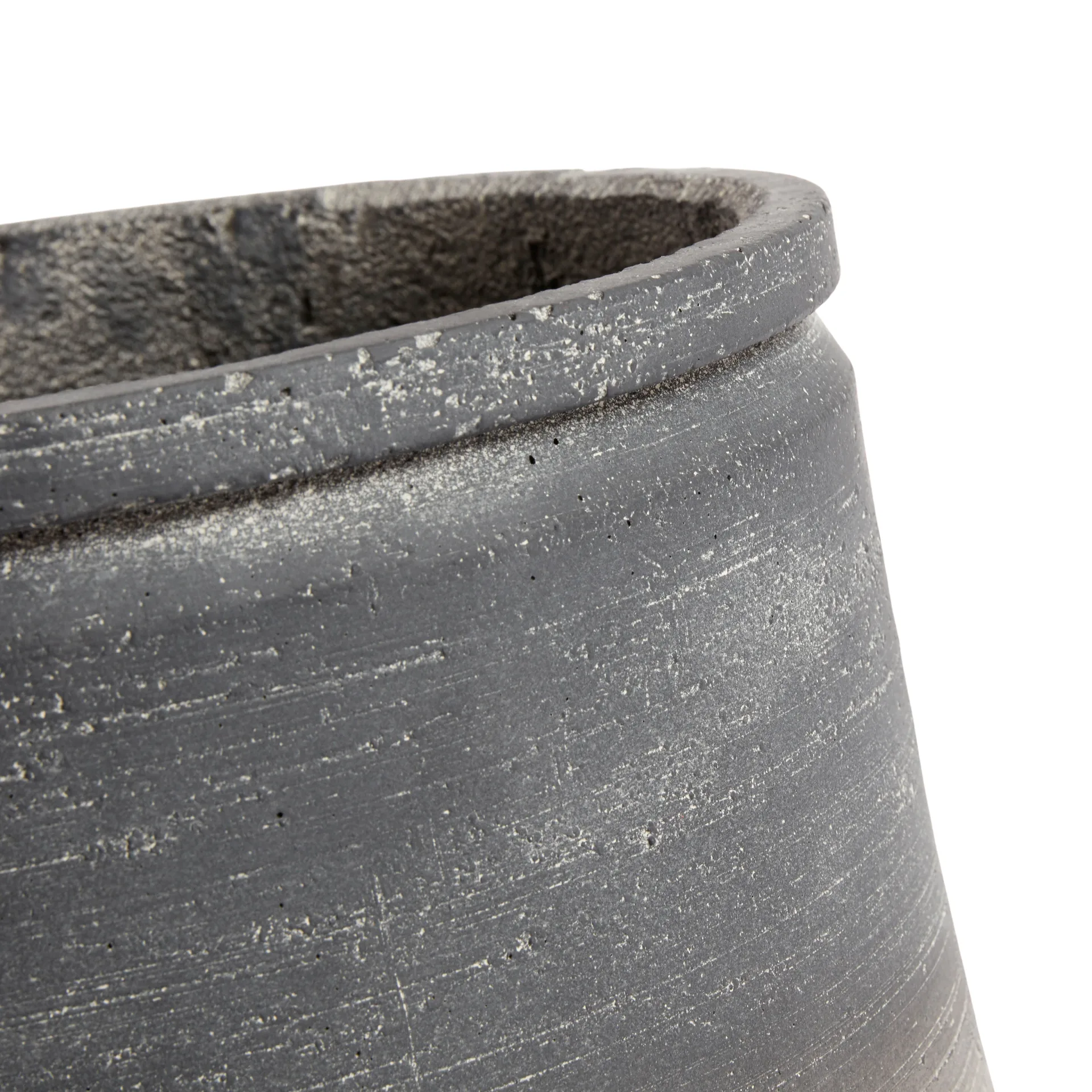 Kanji Blumentopf Ø41cm, Grau MUUBS