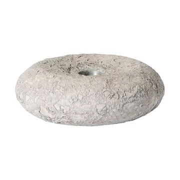 Luna Kerzenhalter - Grey, Ø13×4,8 cm - MUUBS