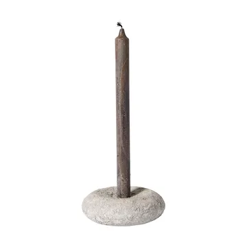 Luna Kerzenhalter - Grey, Ø13×4,8 cm - MUUBS