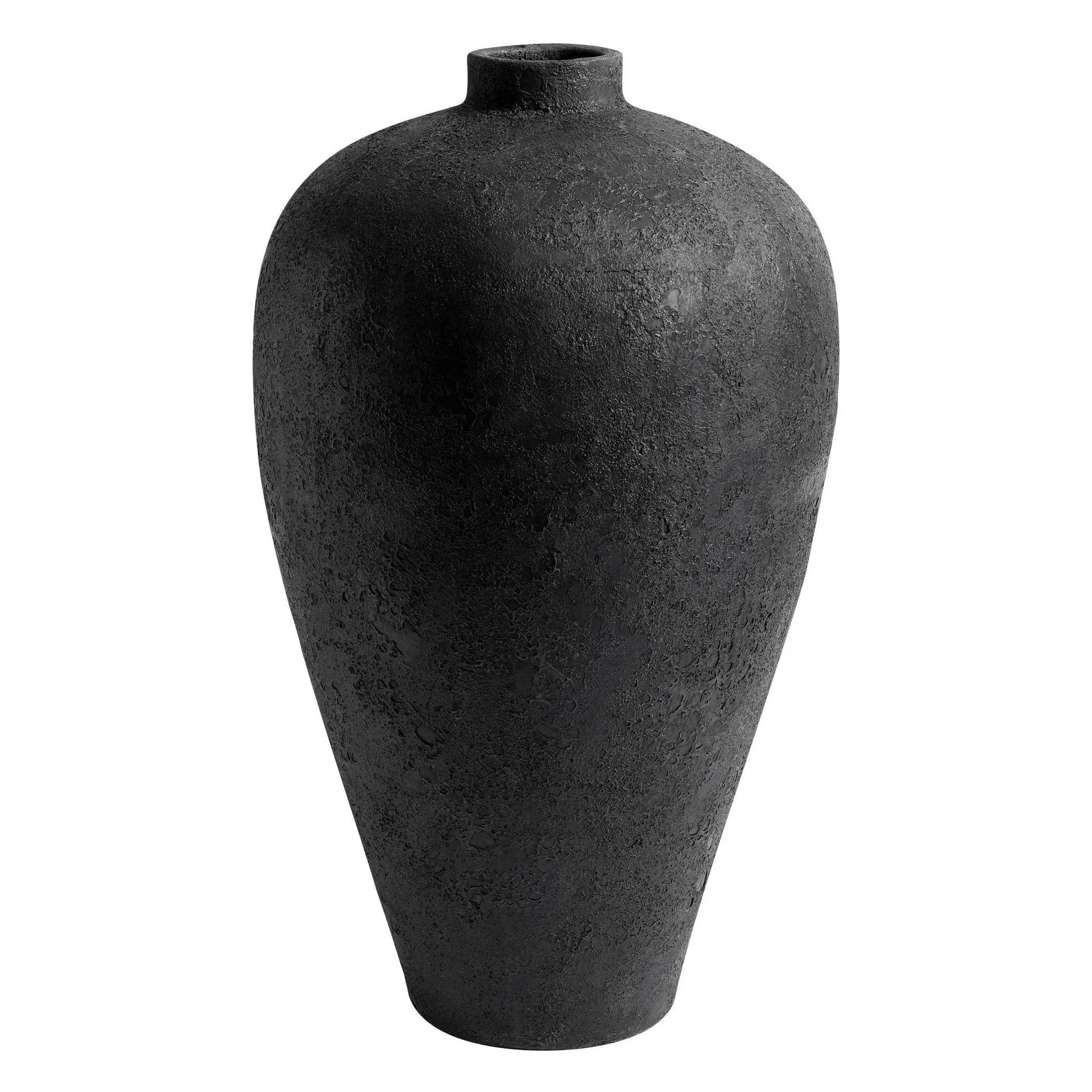 Luna Topf 80 cm, Schwarz-terrakotta MUUBS