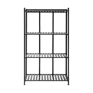 Manhattan High Wandregal 65,5x33x111 cm - Black - MUUBS