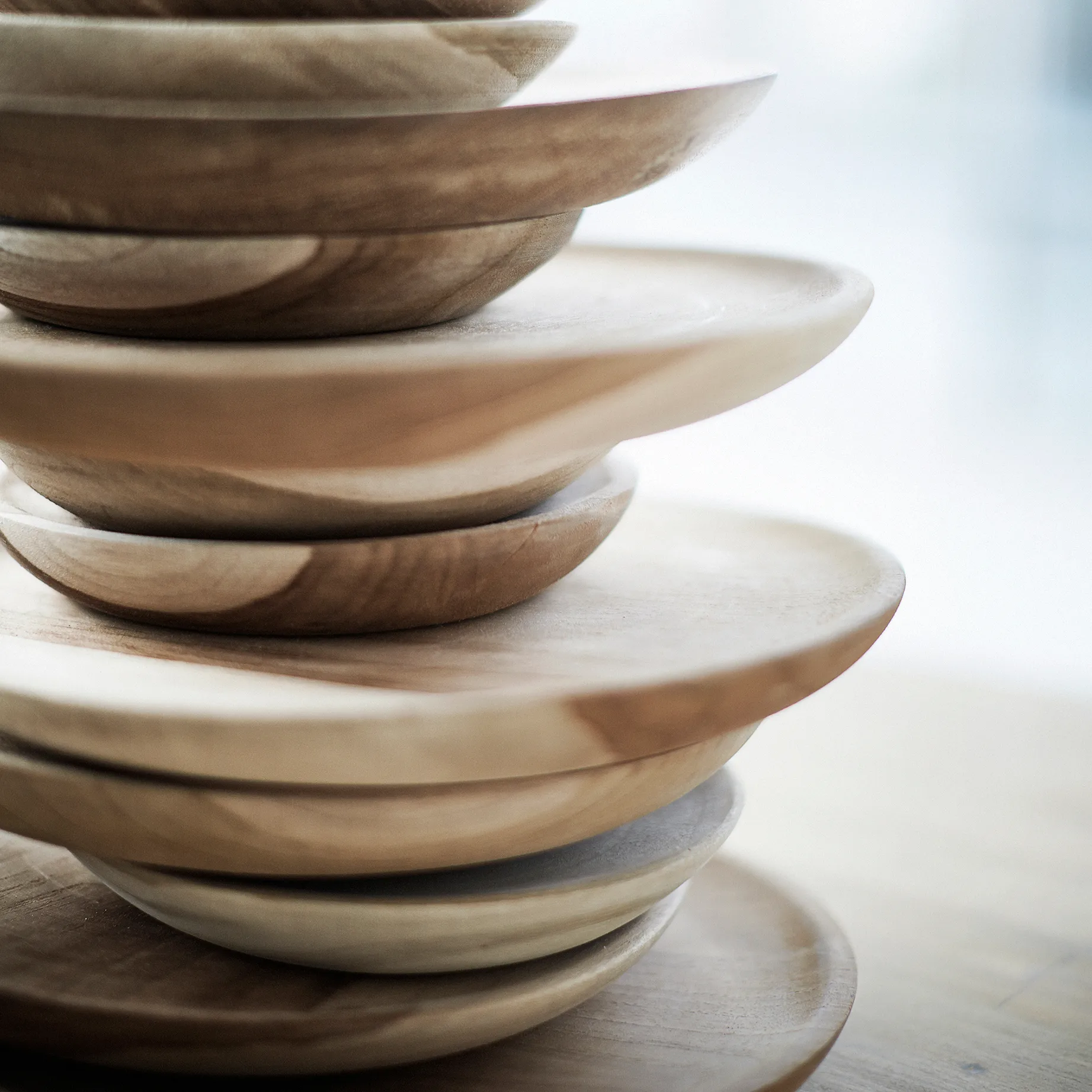 Muubs Teak Teller 18cm, Natur MUUBS