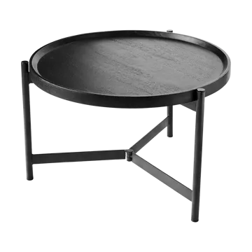 Nevada Couchtisch Ø70 cm - Schwarz - MUUBS