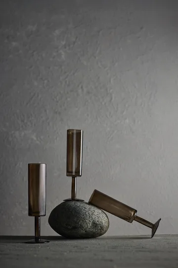 Ripe Champagnerglas 14,5 cl - Smoked brown - MUUBS