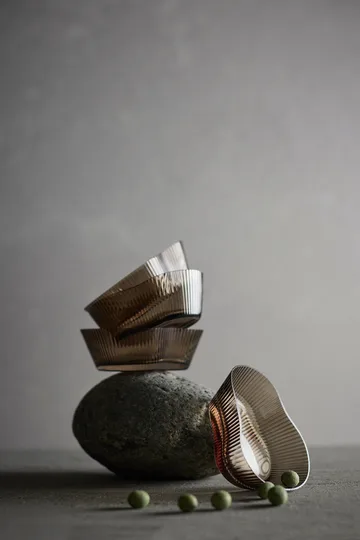 Ripe Schale 4-teilig - Smoked brown - MUUBS