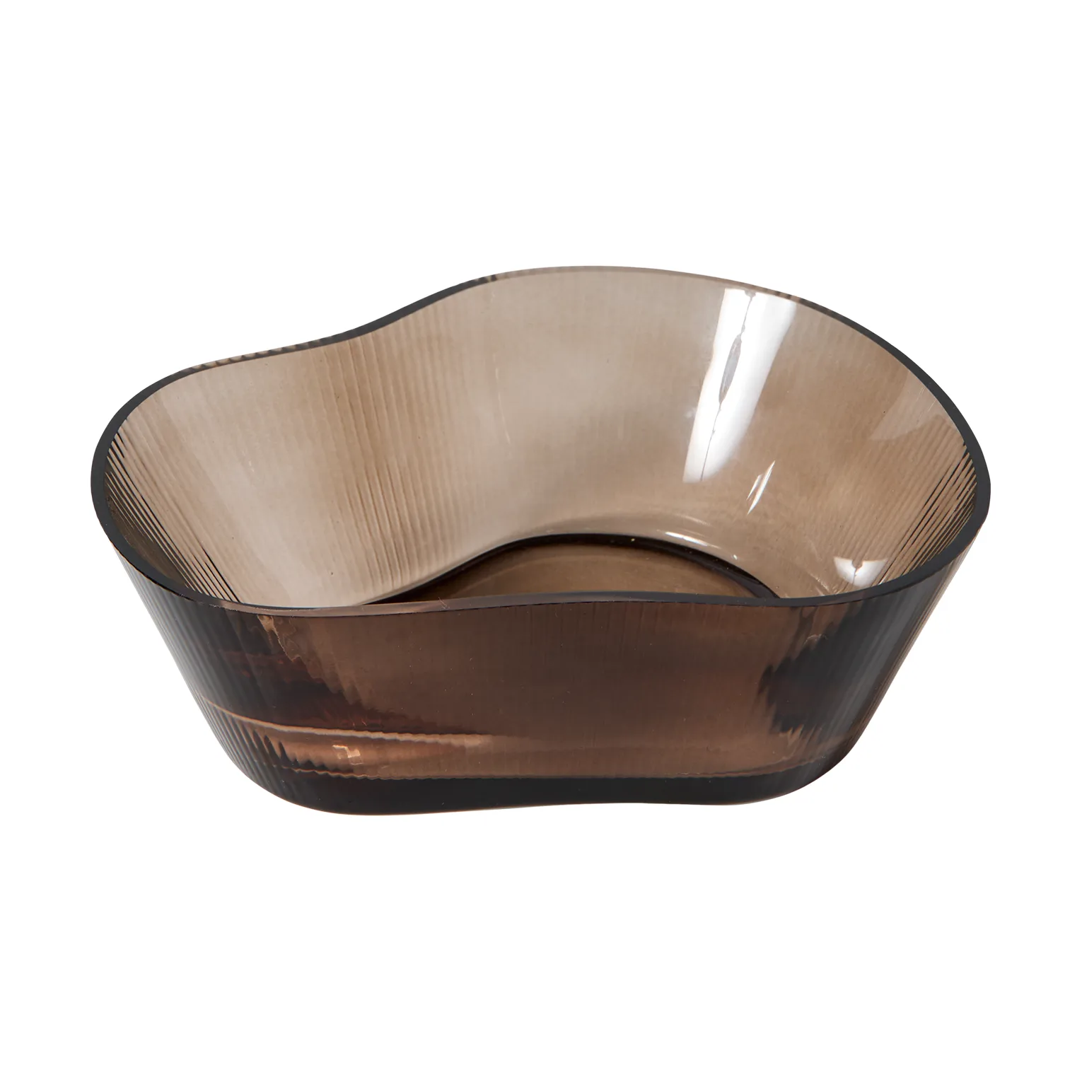 Ripe Schale, Smoked brown, Ø17,5x5 cm MUUBS