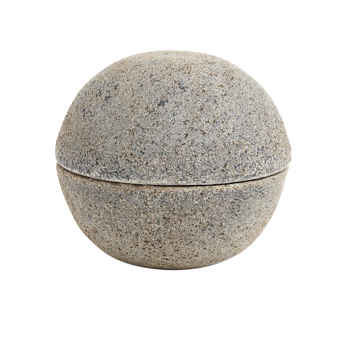 MUUBS Stain Bonbonniere Esche Ø15 cm Grau-Braun
