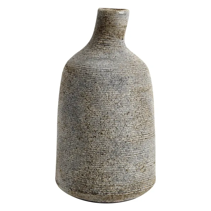 Stain Vase groß 26 cm - Grau-Braun - MUUBS