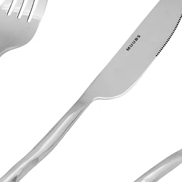 Uta Besteckset 16 Teile - Polierter Stahl - MUUBS