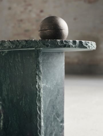 Verde Beistelltisch Ø40 cm - Grüner Marmor - MUUBS