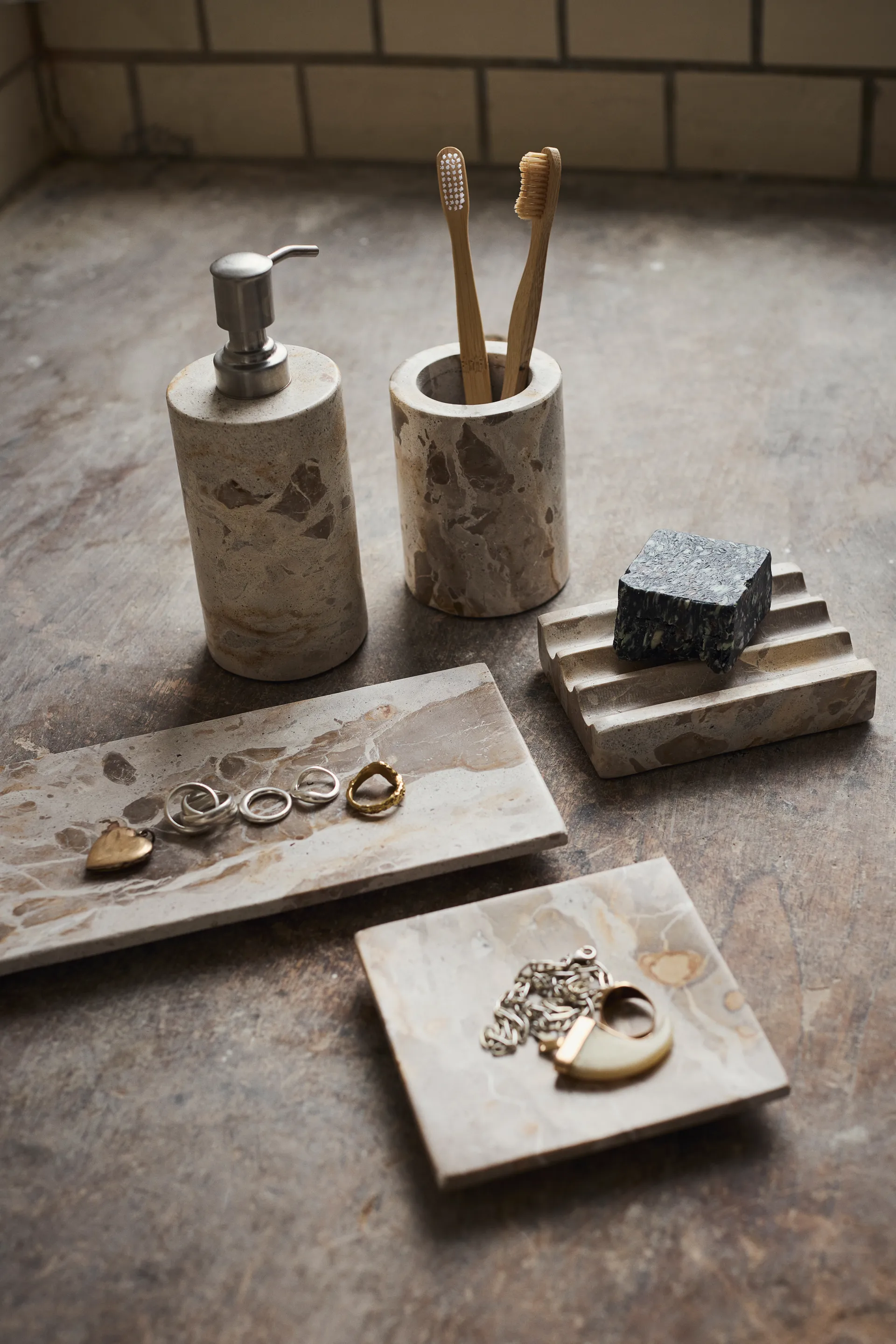 Weiße Seifenschale, Seashell MUUBS