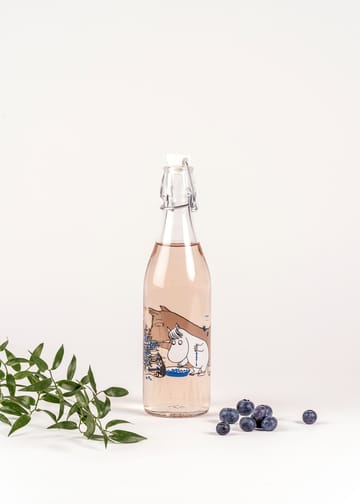 Blueberries Glasflasche 0,5 L - Transparent - Muurla