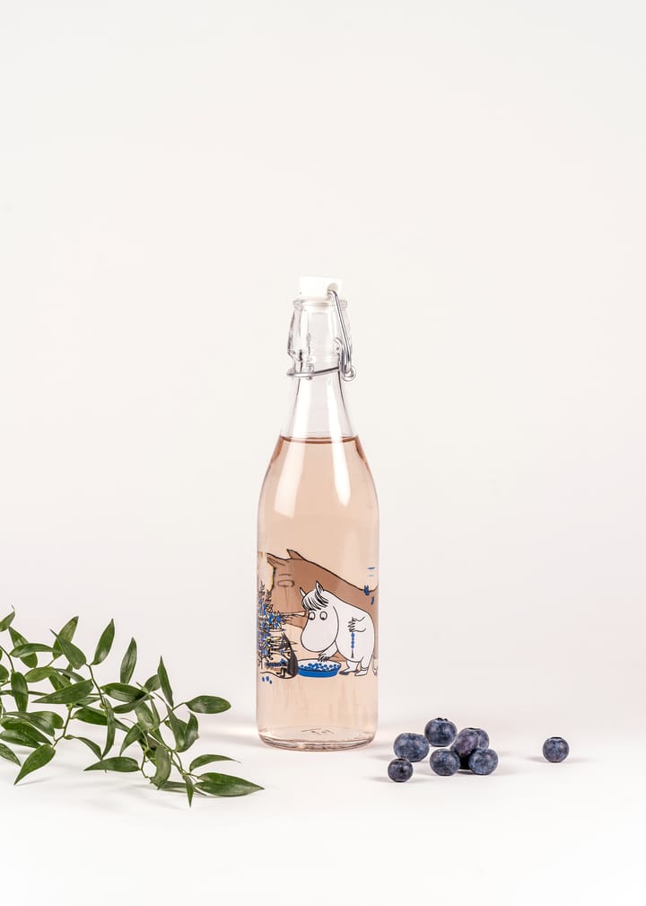 Blueberries Glasflasche 0,5 L, Transparent Muurla