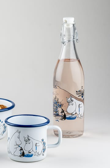 Blueberries Glasflasche 0,5 L - Transparent - Muurla