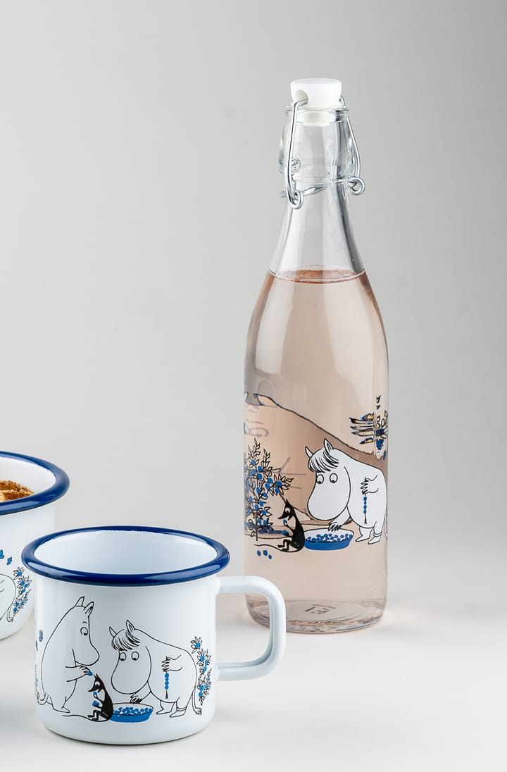 Blueberries Glasflasche 0,5 L, Transparent Muurla