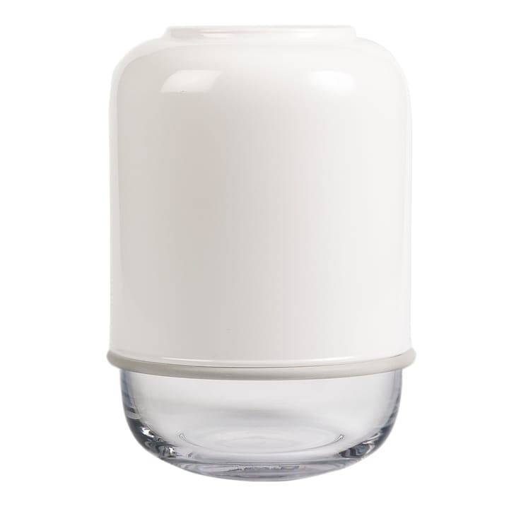 Capsule verstellbare Vase 18-28cm - Weiß-klar - Muurla