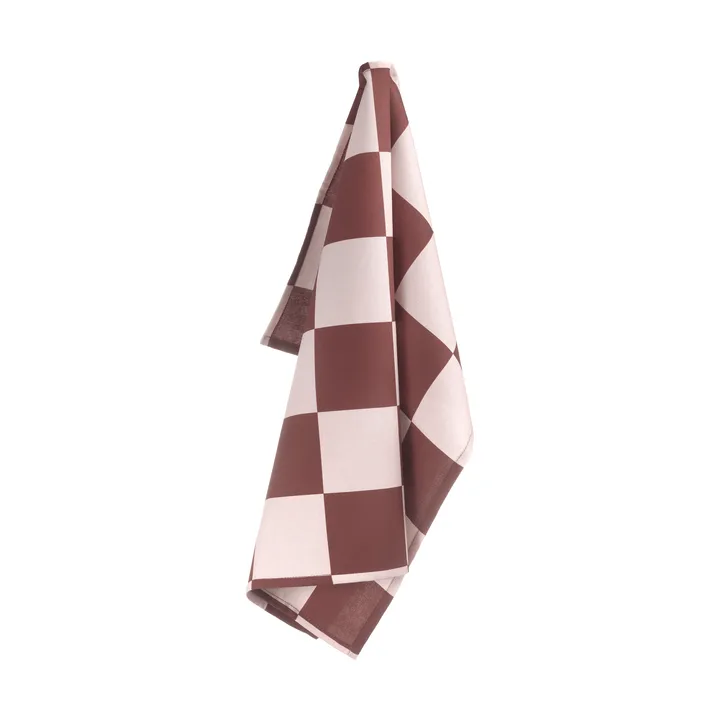 Checks & Stripes Küchentuch - Brown-pink, 50x65cm - Muurla