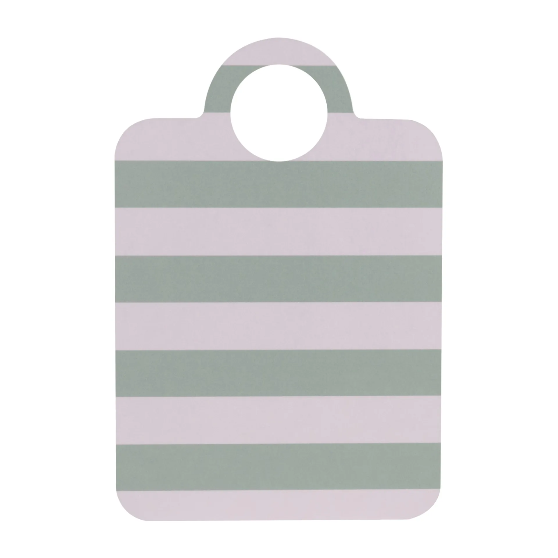 Checks & Stripes Tablett 21 x 31cm, Mint-Blau Muurla