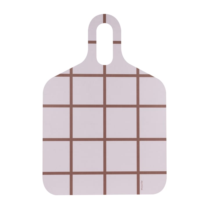 Checks & Stripes Tablett 30 x 44cm - Brown-beige - Muurla