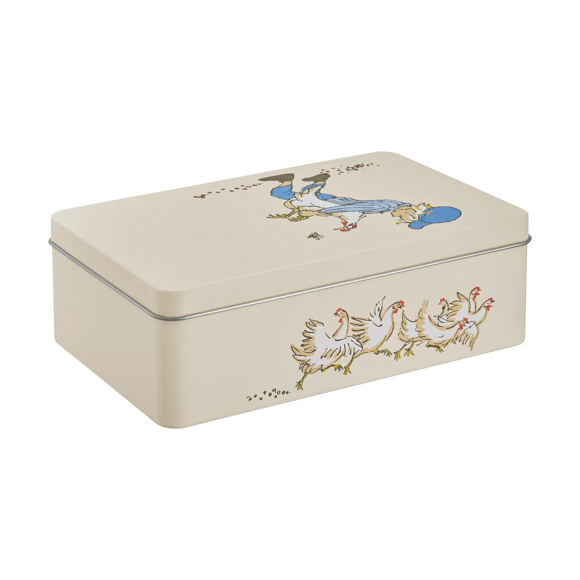 Emil Blechdose 18x12x6 cm, Cluck Cluck Muurla