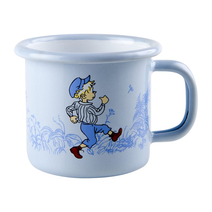 Emil blue Emaillierte Tasse 1,5 dl - Light Blue - Muurla