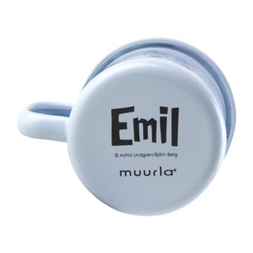 Emil blue Emaillierte Tasse 1,5 dl - Light Blue - Muurla