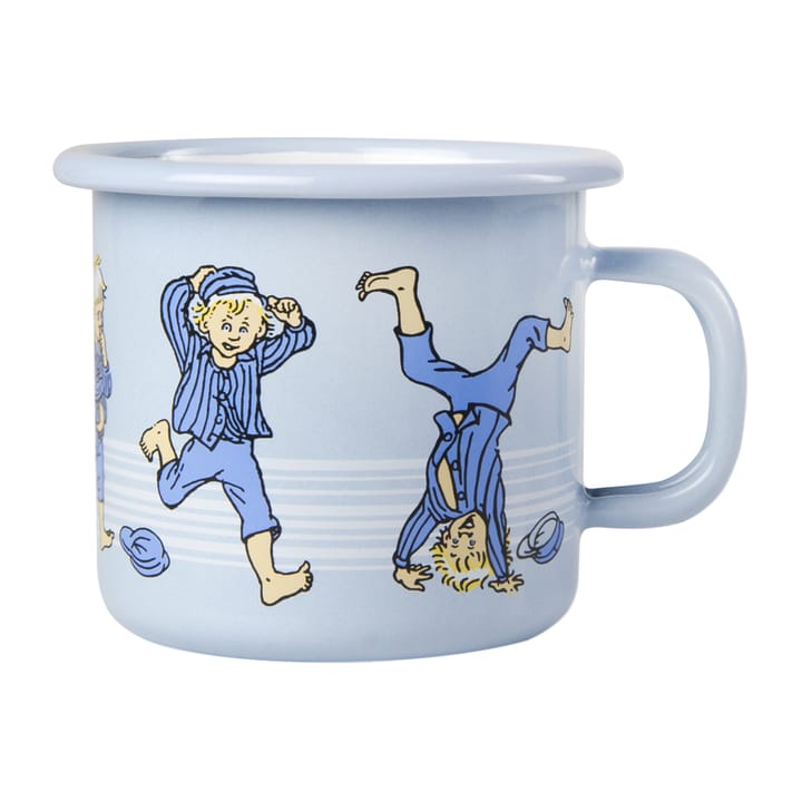 Emil blue Emaillierter Becher 2,5 dl - Light Blue - Muurla