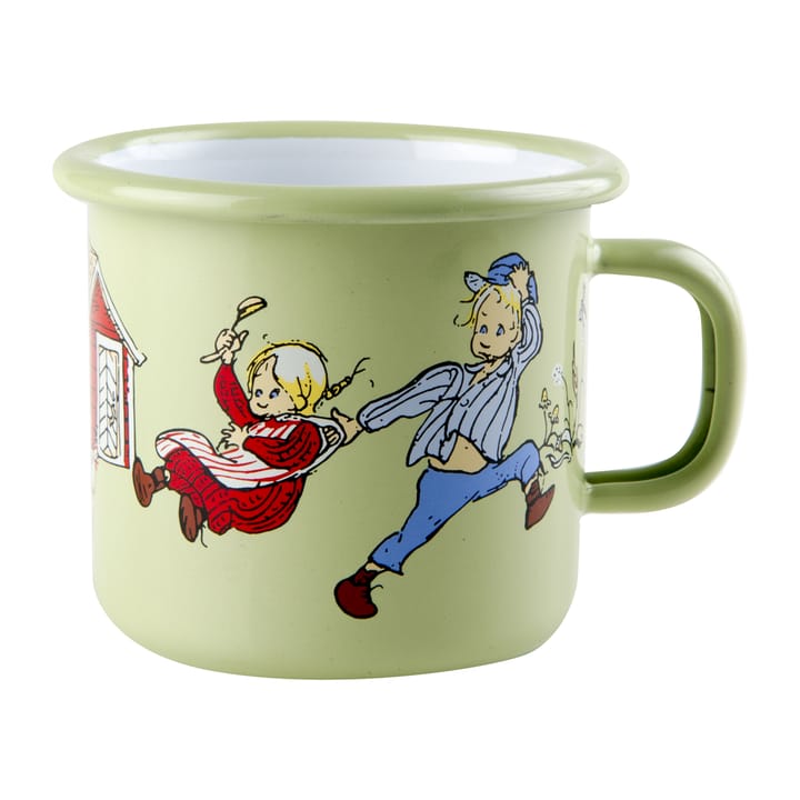 Emil & Ida Emaillierte Tasse 2,5 dl - Green - Muurla