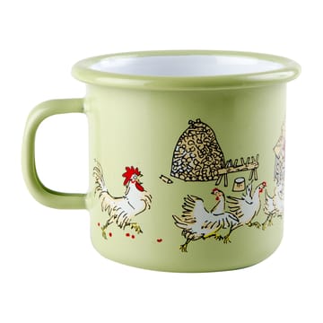 Emil & Ida Emaillierte Tasse 2,5 dl - Green - Muurla