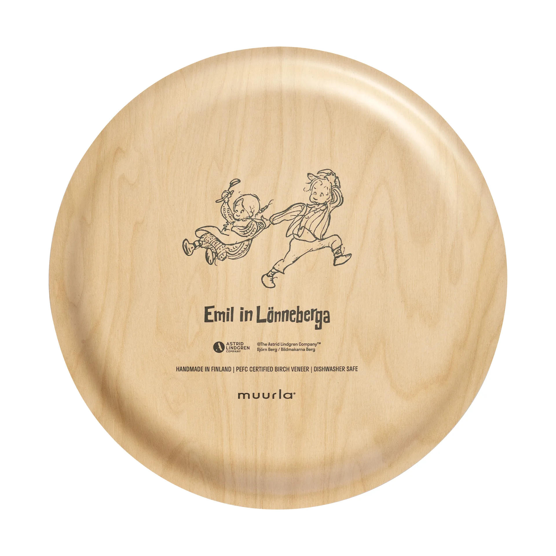 Emil Tablett Ø25 cm, Blau Muurla