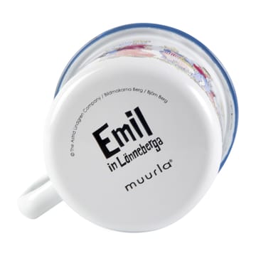 Emil the family Emaillierte Tasse 2,5 dl - White - Muurla