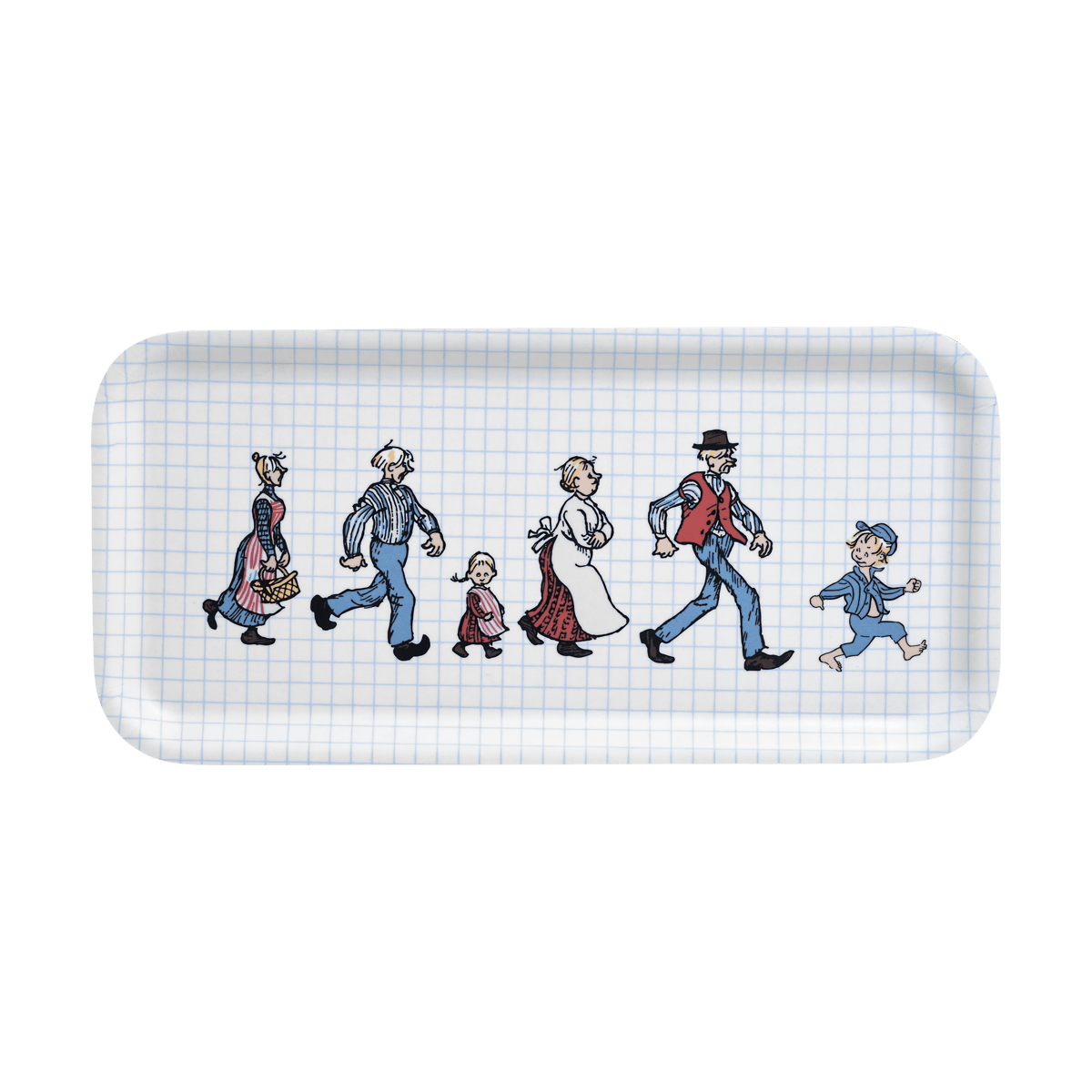 Muurla Emil The Katthult Folks Tablett 13x27 cm Birke