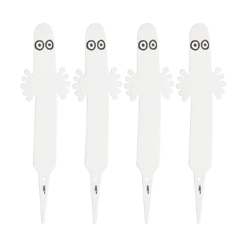 Hattifnatt Pflanzschild 4er-Pack - Weiß - Muurla