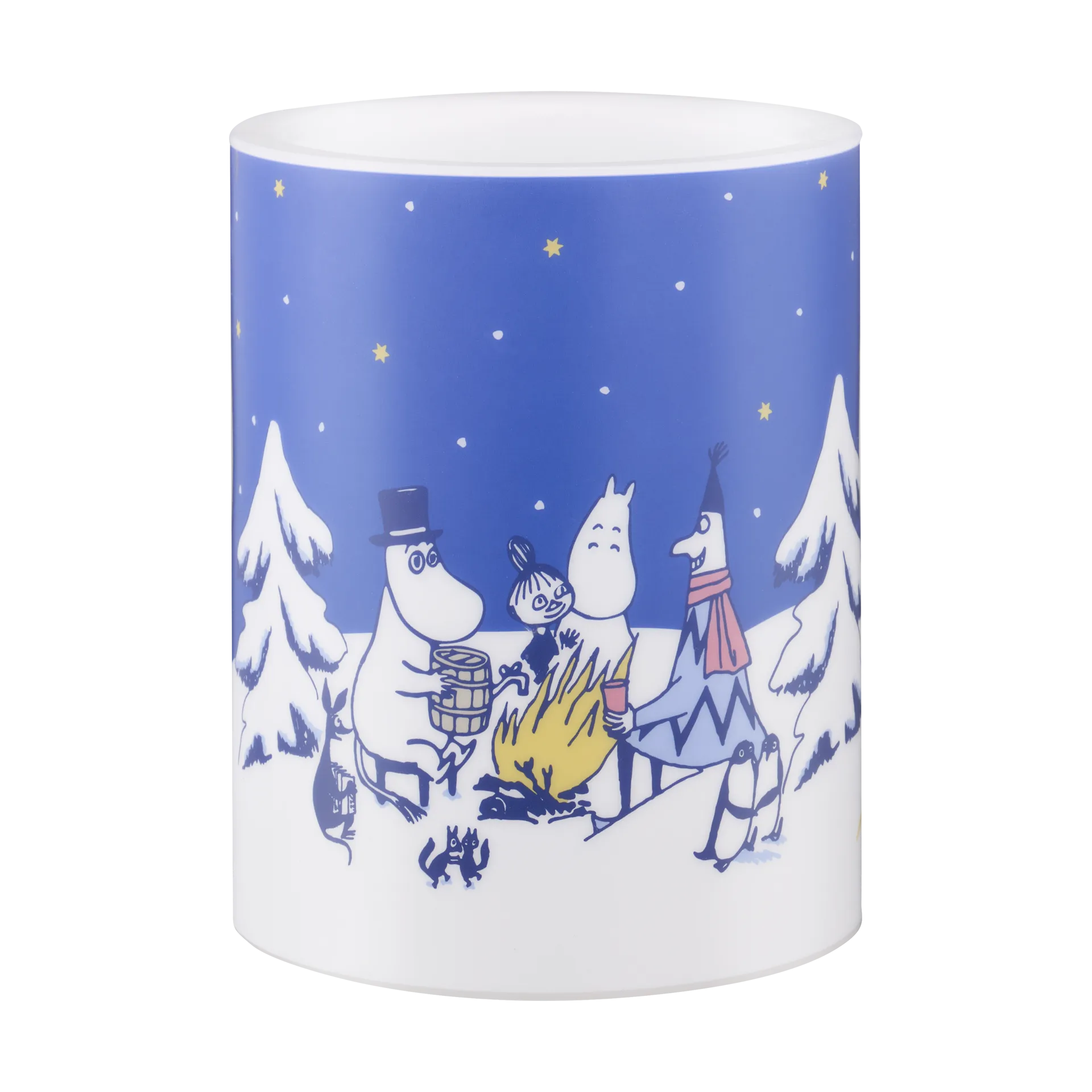 Moomin Blockkerze LED 12,5 cm, Starry night Muurla