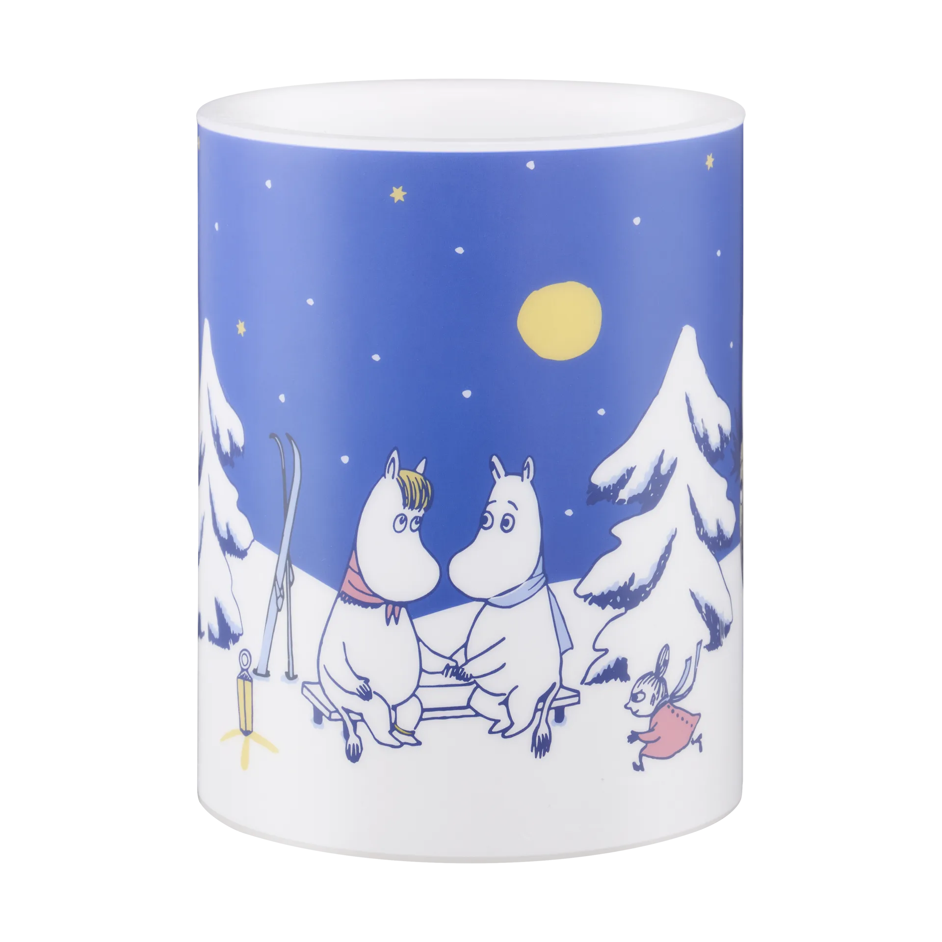 Moomin Blockkerze LED 12,5 cm, Starry night Muurla