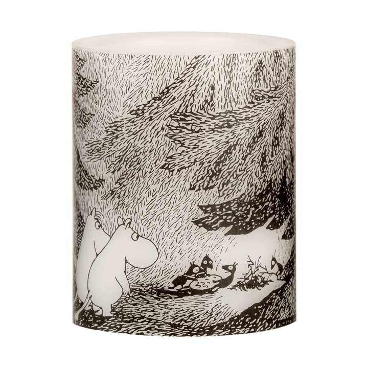 Moomin Blockkerze LED 12,5 cm - Under the trees - Muurla