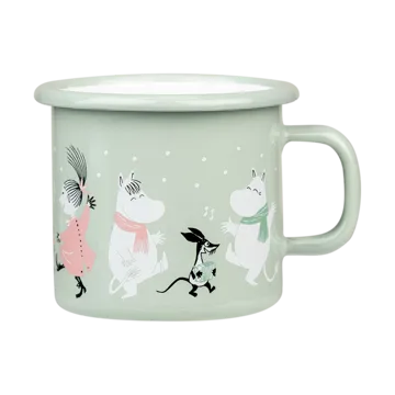 Moomin Emaille Tasse 25 cl - Festive spirits - Muurla