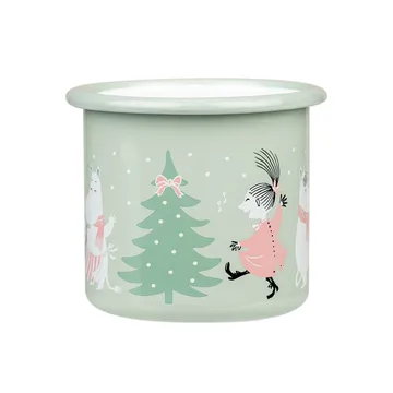 Moomin Emaille Tasse 25 cl - Festive spirits - Muurla