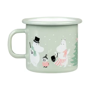 Moomin Emaille Tasse 25 cl - Festive spirits - Muurla