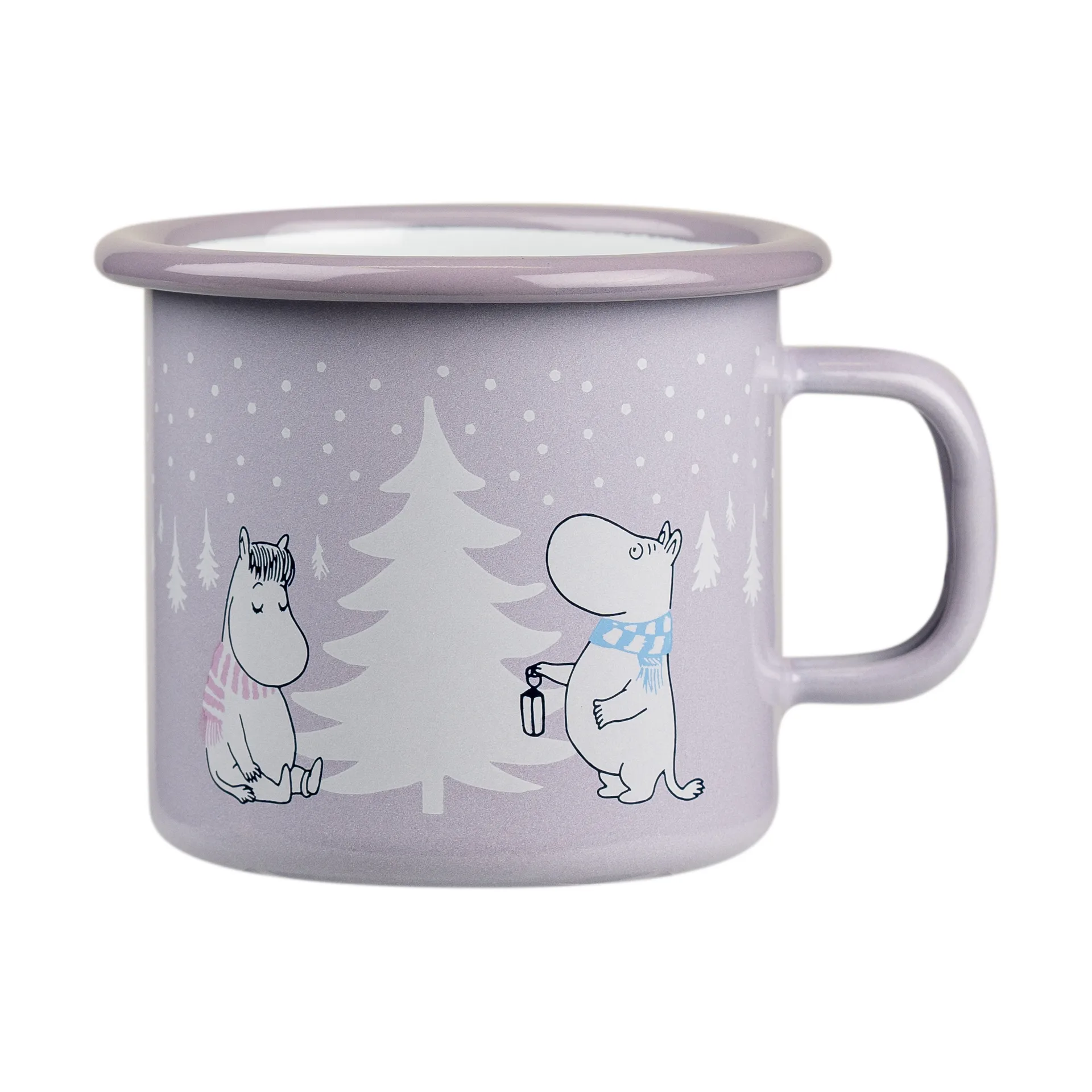 Moomin Emaille Tasse 25 cl, Snowfall Muurla
