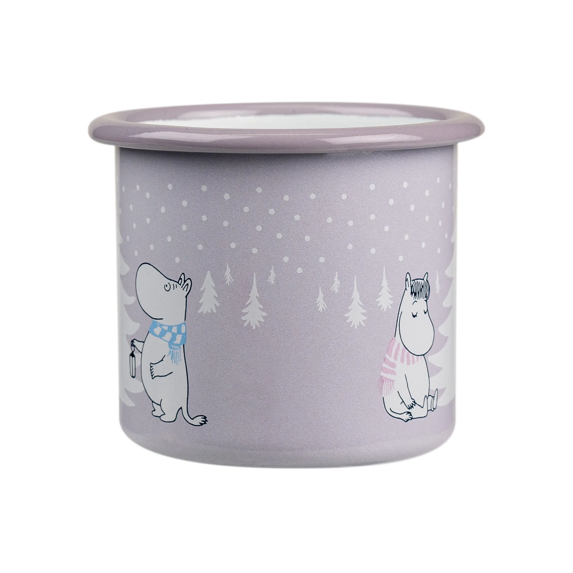 Moomin Emaille Tasse 25 cl, Snowfall Muurla