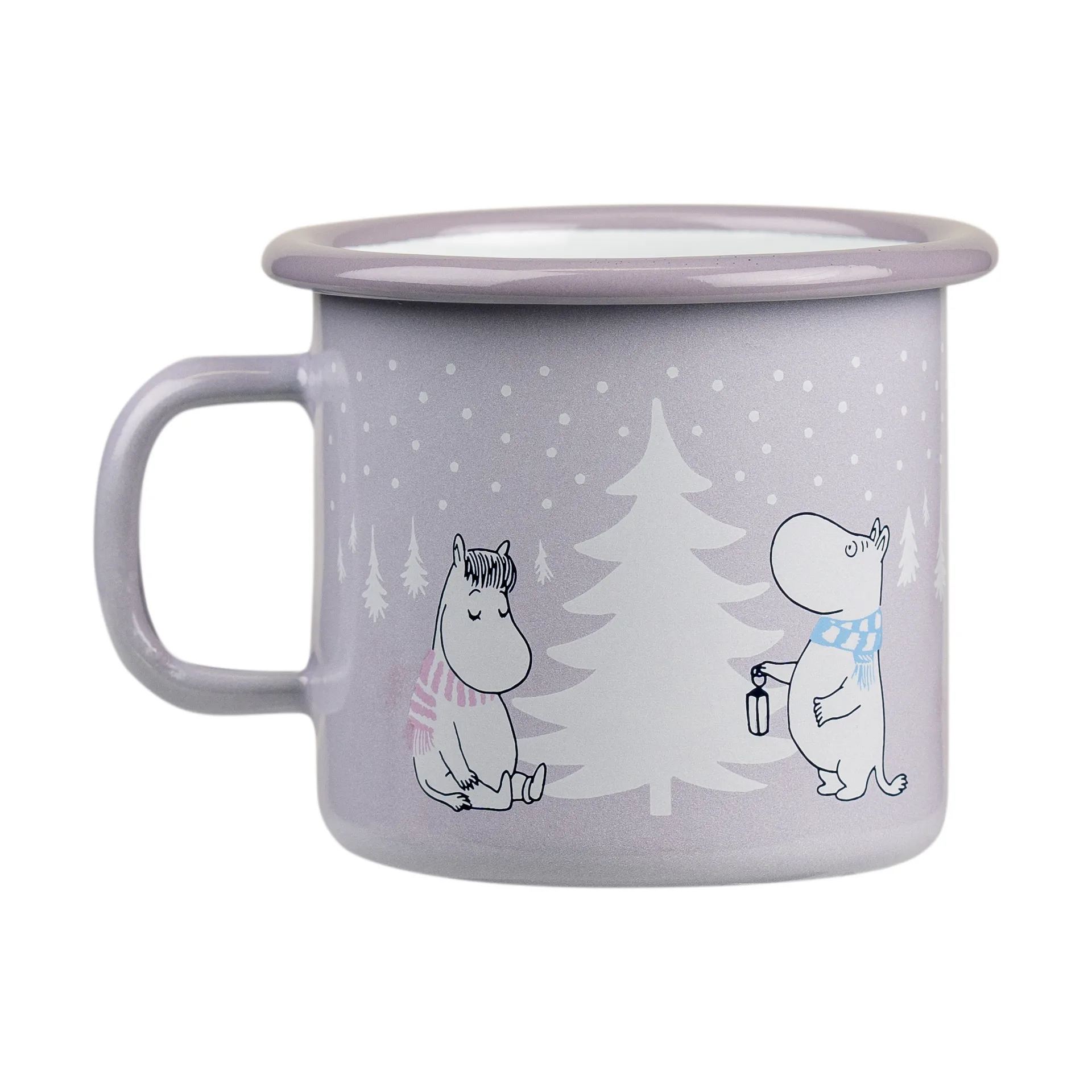 Moomin Emaille Tasse 25 cl, Snowfall Muurla