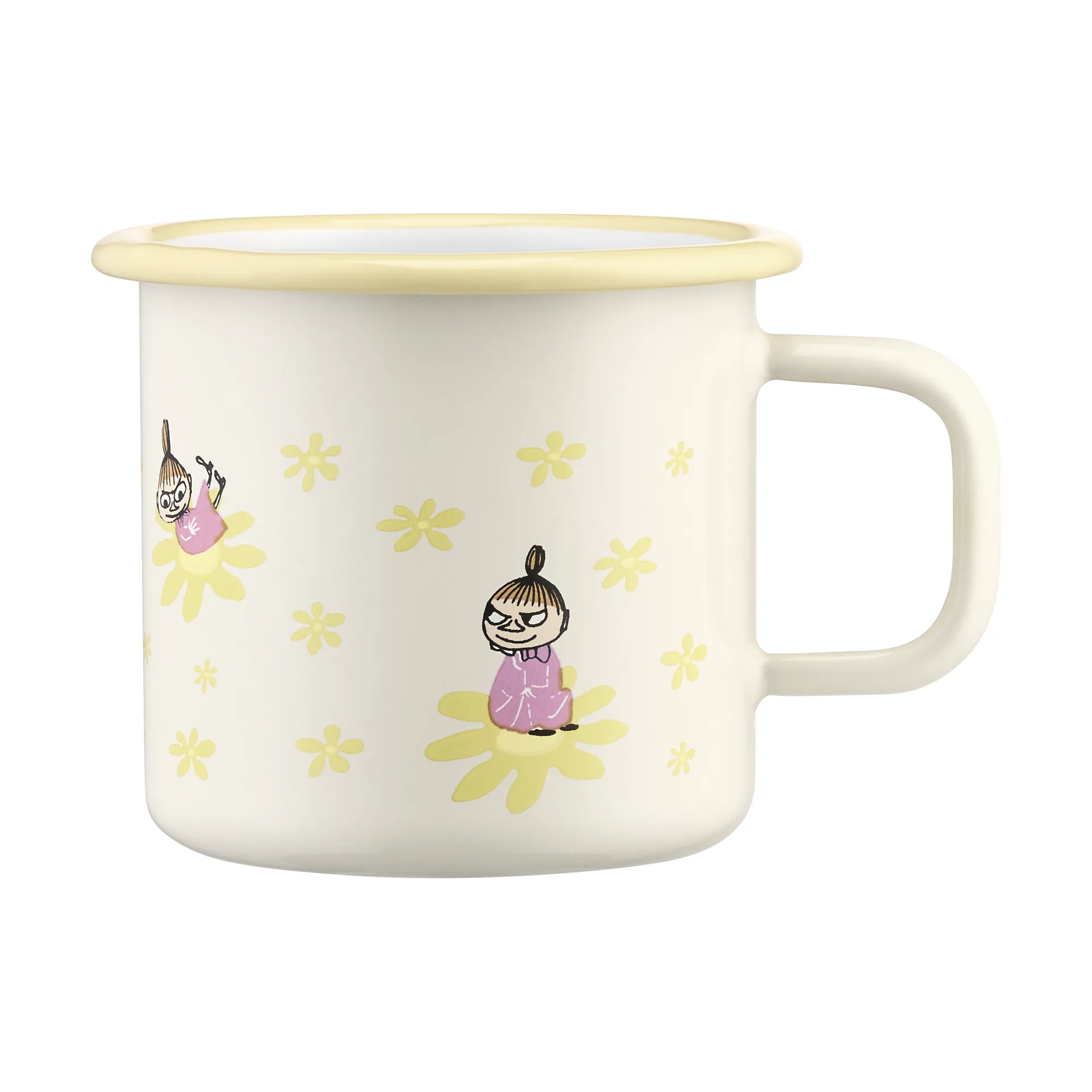 Moomin Emaille Tasse 37 cl, Flowers Muurla