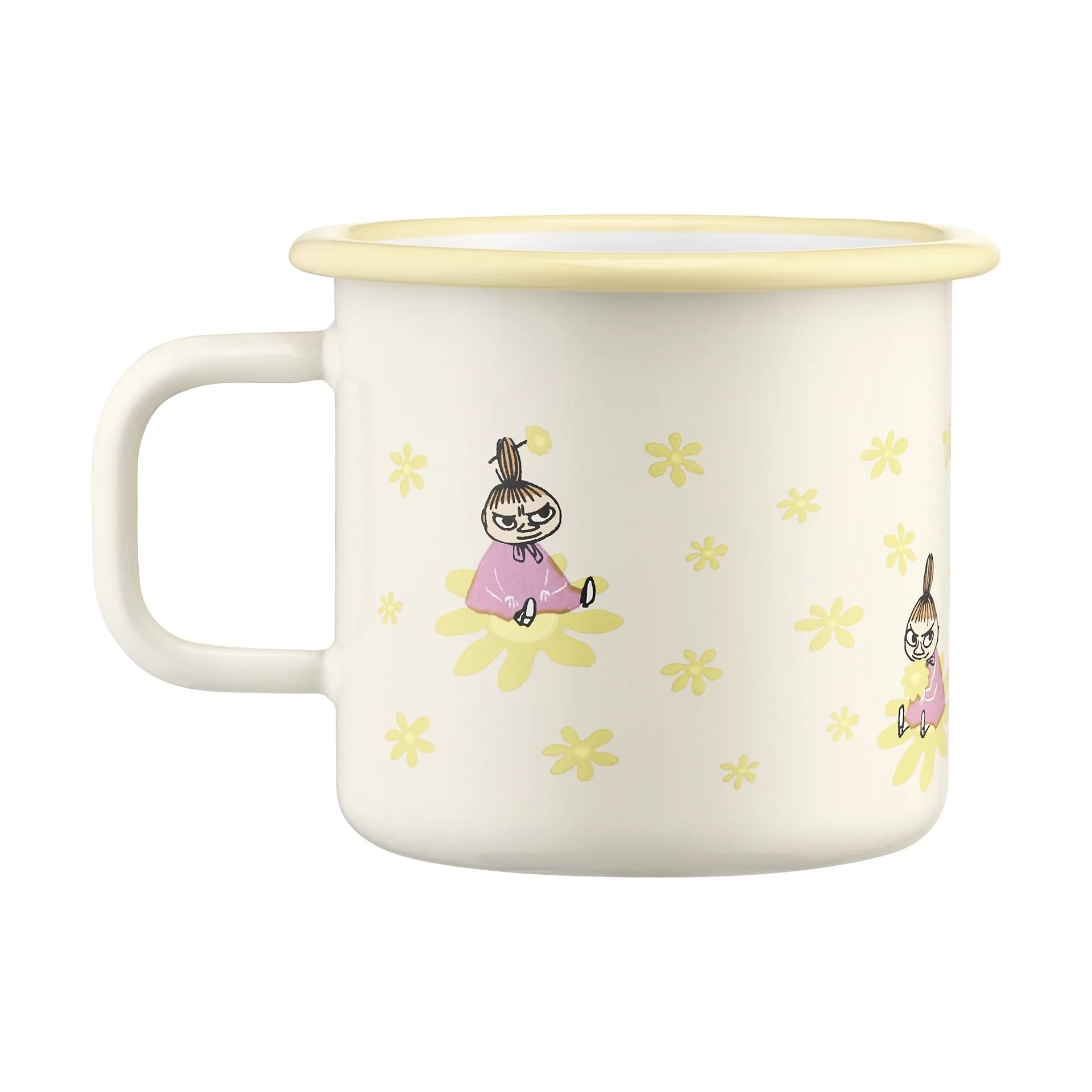 Moomin Emaille Tasse 37 cl, Flowers Muurla