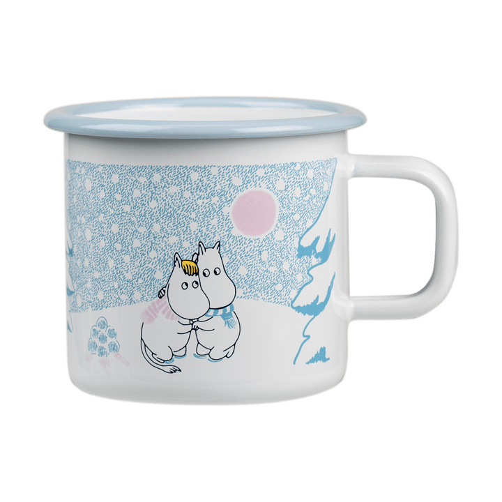Moomin Emaille Tasse 37 cl - Let it snow - Muurla